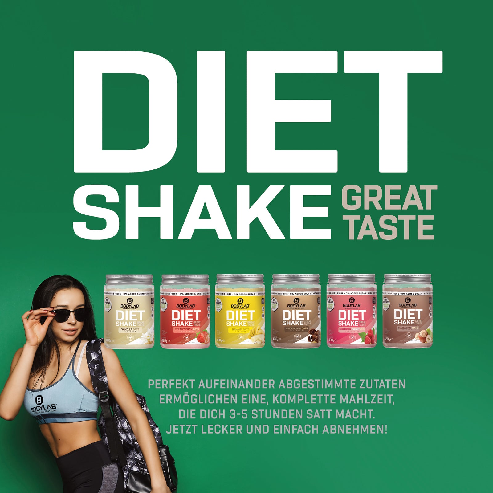 2 x Diet Shake + Flavour Drops und Shaker