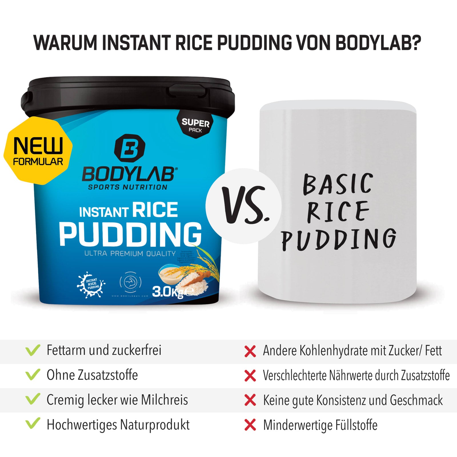 Instant Rice Pudding (2x3000g)