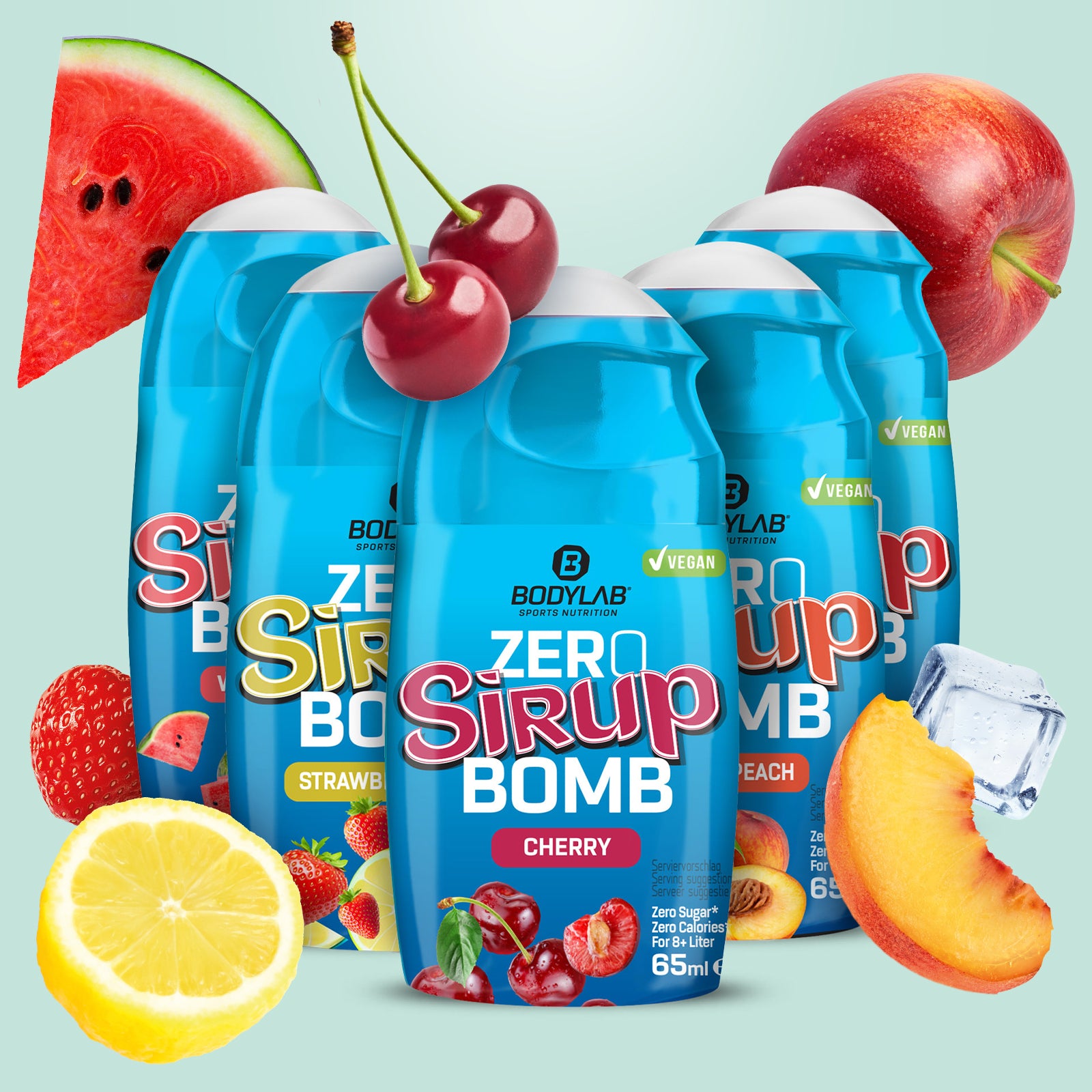 New Year Deal: 5Für2 Diet-Powerpack mit Gratis Creatine Powder + Zero Sirup Bomb Mix + Omega-3