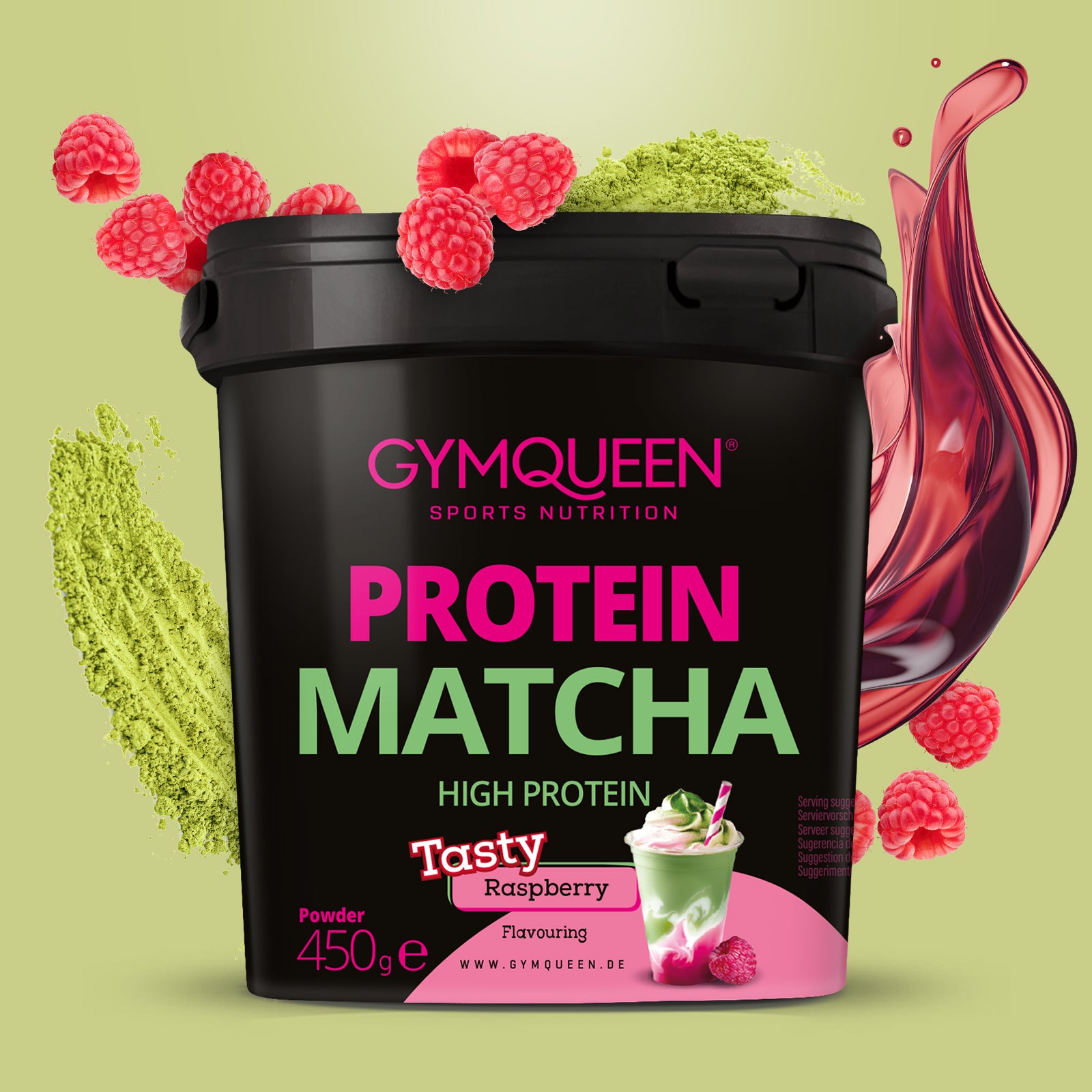 #Geschmack_Matcha Raspberry