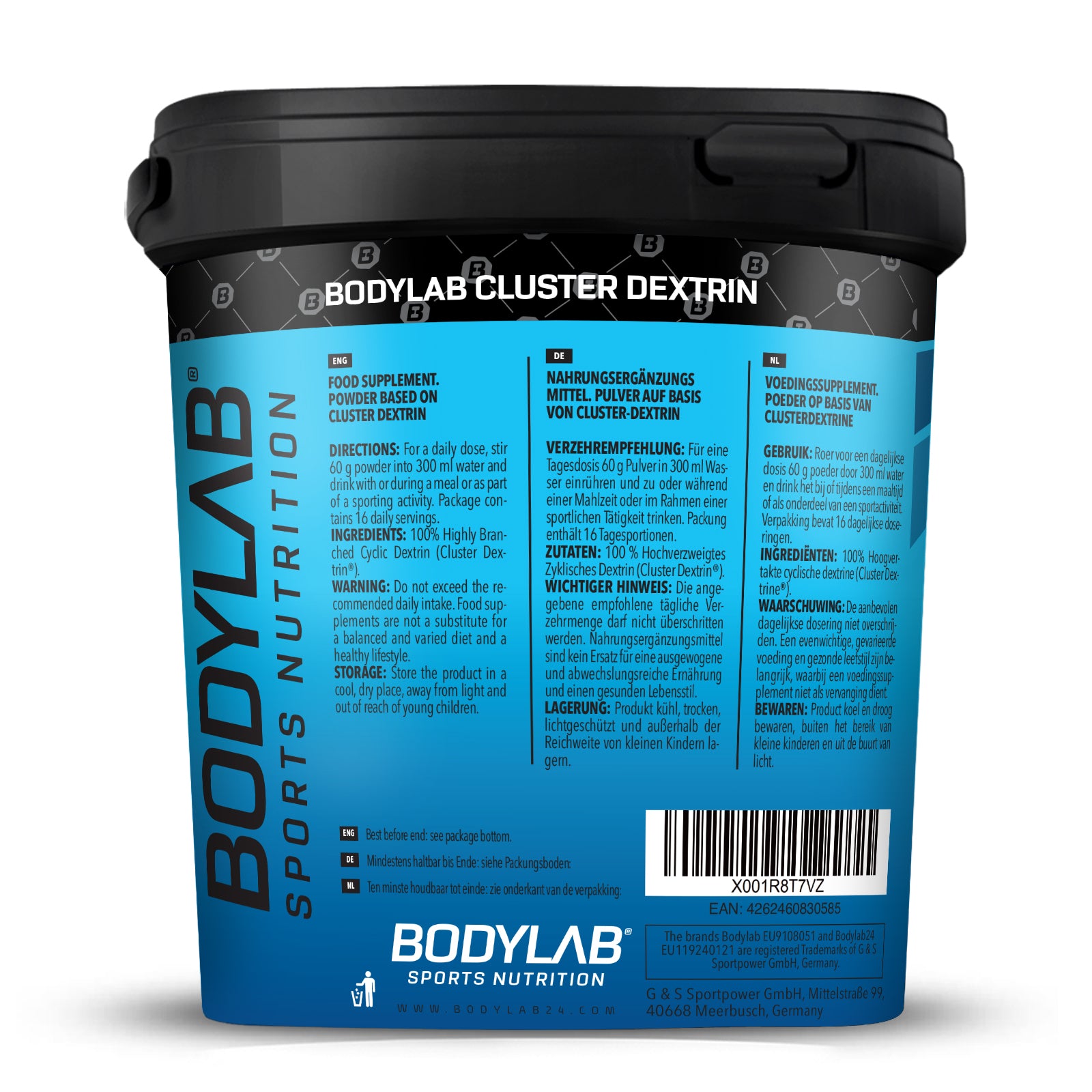 Cluster Dextrin - 100% highly branched cyclic Dextrin (1000g)