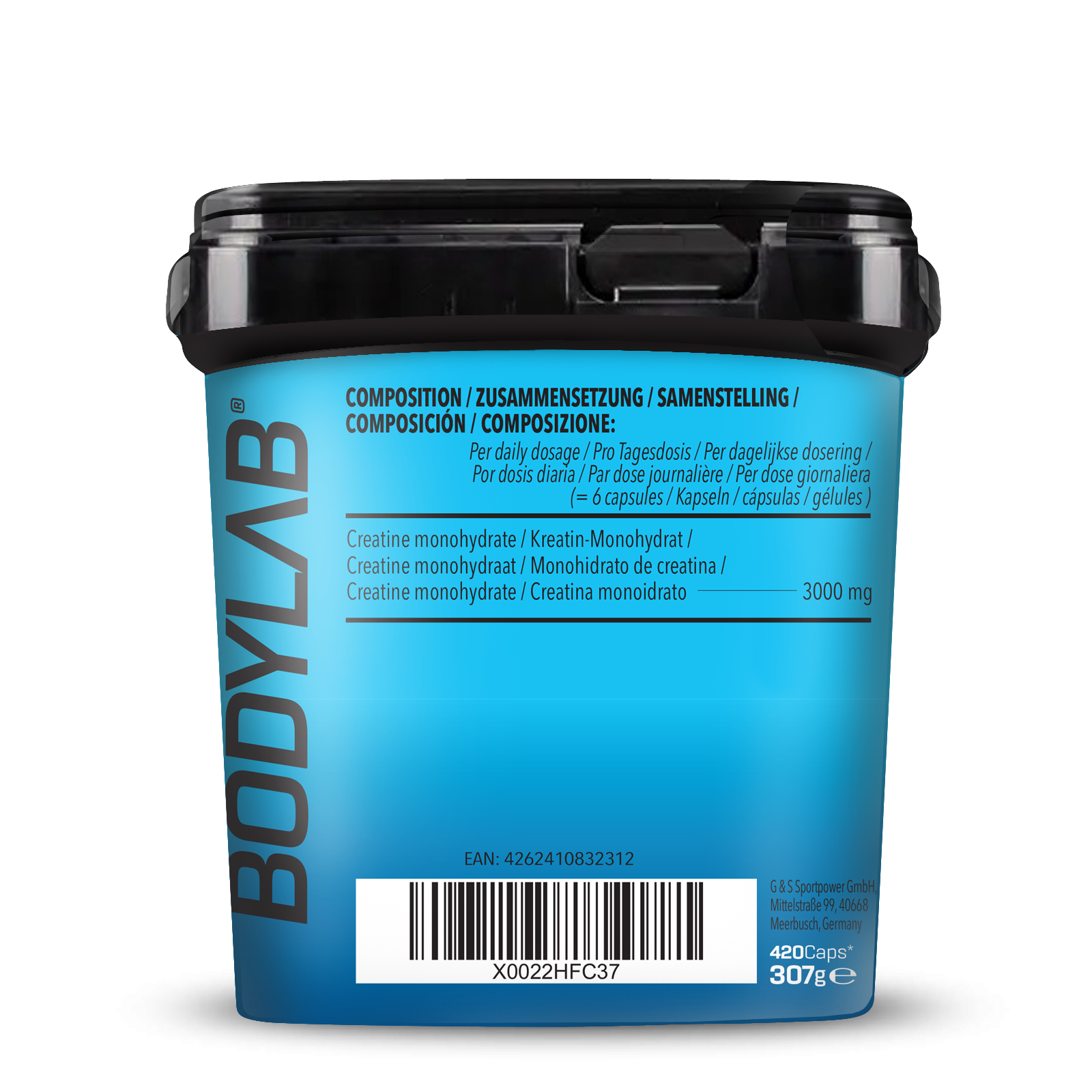 BIG PACK Creatine Monohydrate (420 Kapseln)