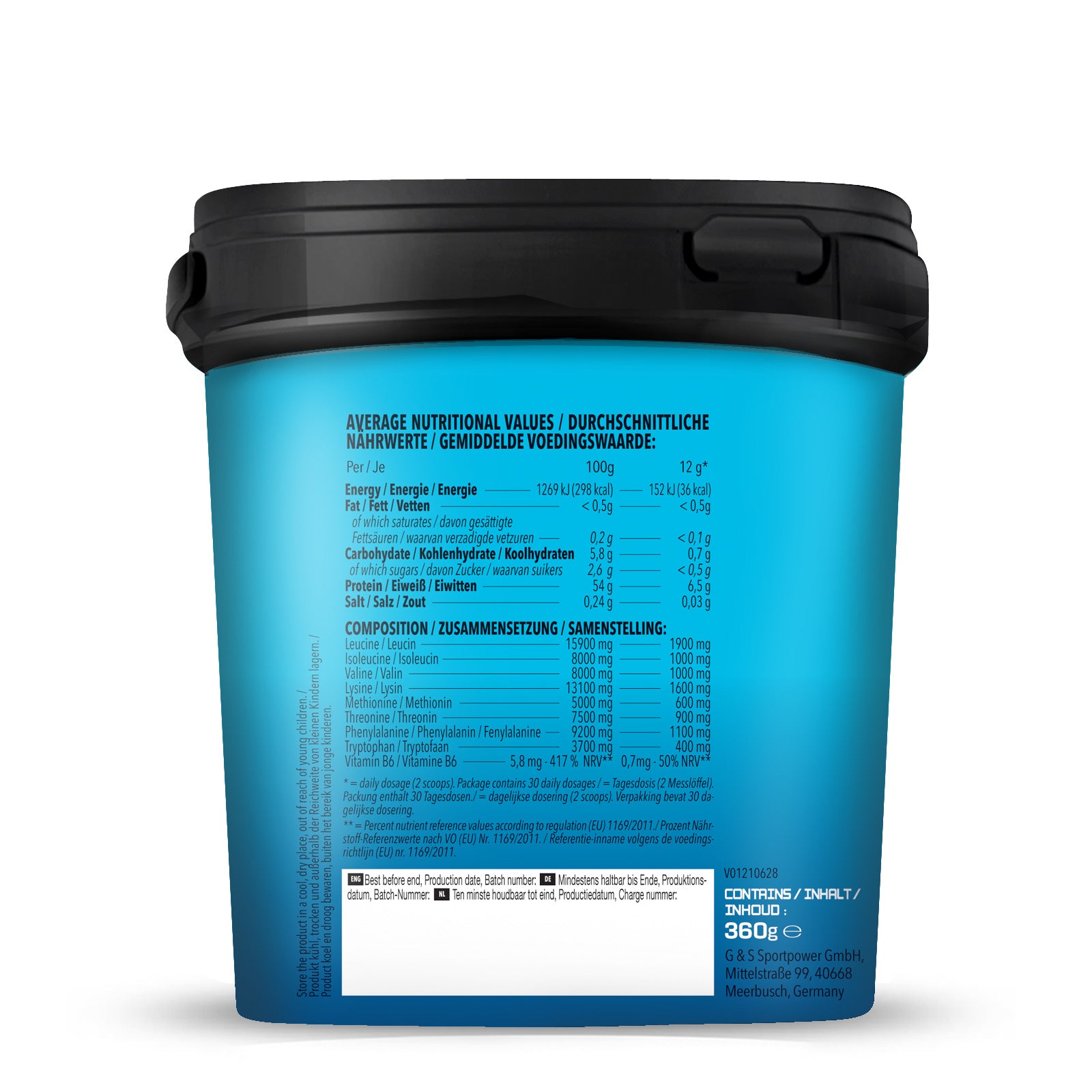 EAA Essential Amino Acids (360g)