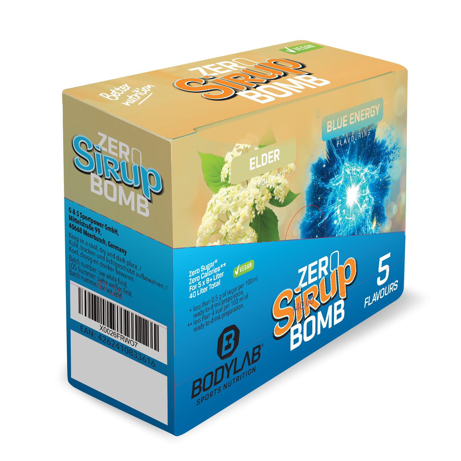 ZERO Sirup BOMB 2.0 Box  (5x65ml)