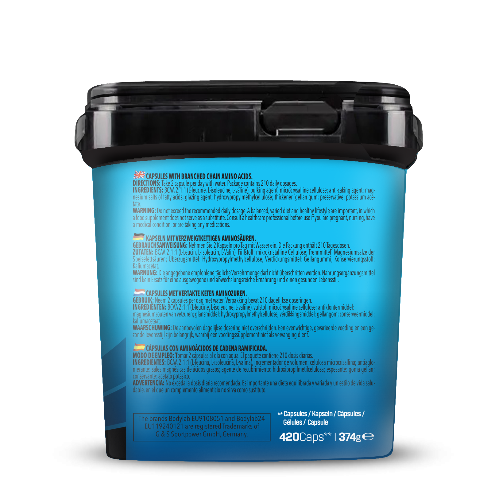 BIG PACK BCAA (420 Kapseln)