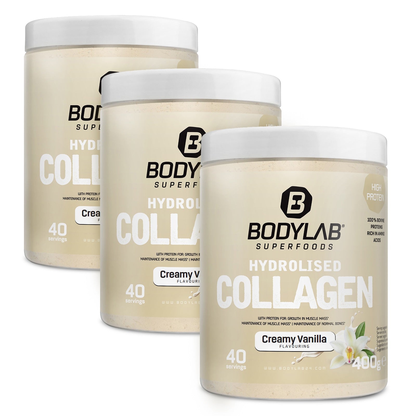 3 x Hydrolised Collagen (400g)