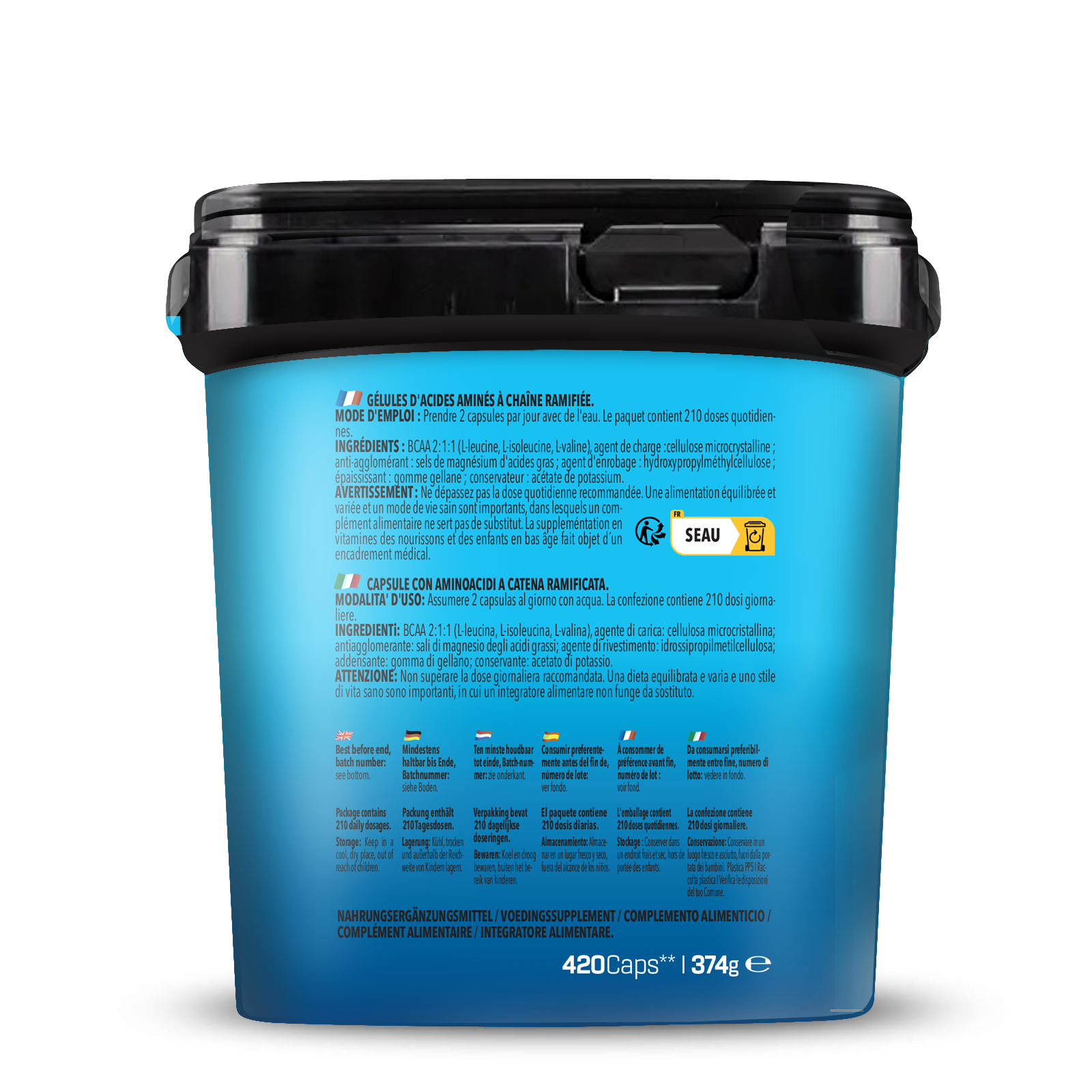 BIG PACK BCAA (420 Kapseln)