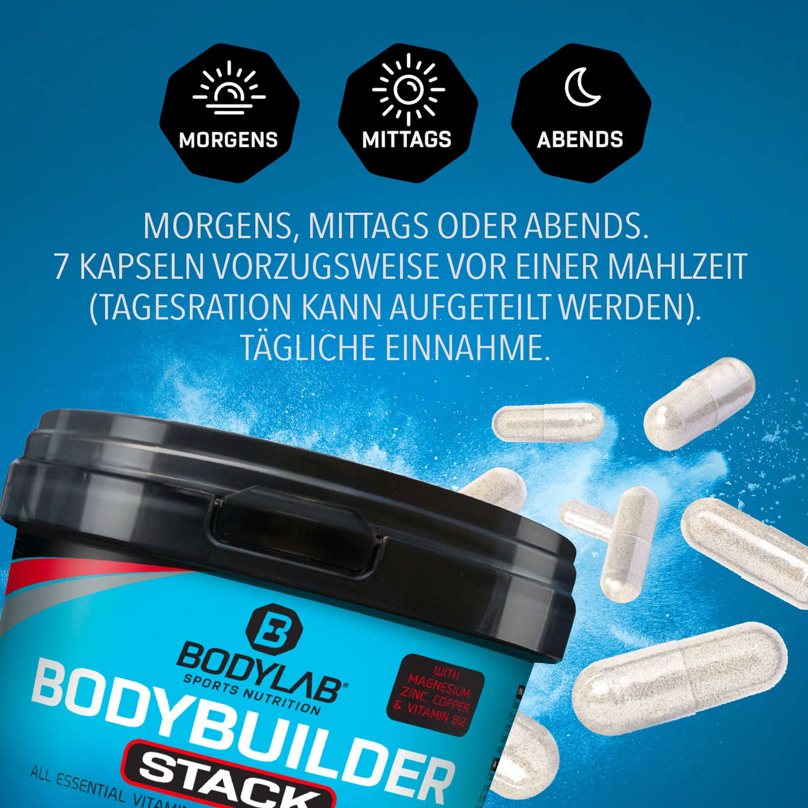 2 x Bodybuilder Stack (210 Kapseln)