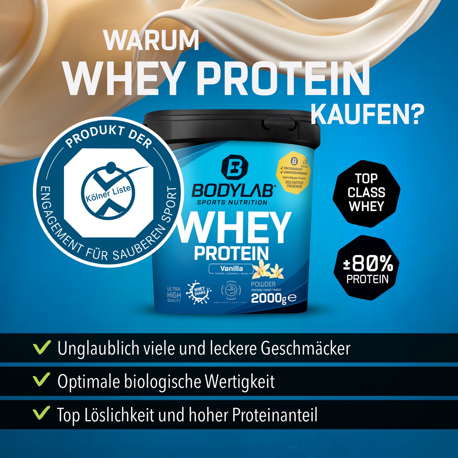 Doppelpack Whey Protein (2x2000g)