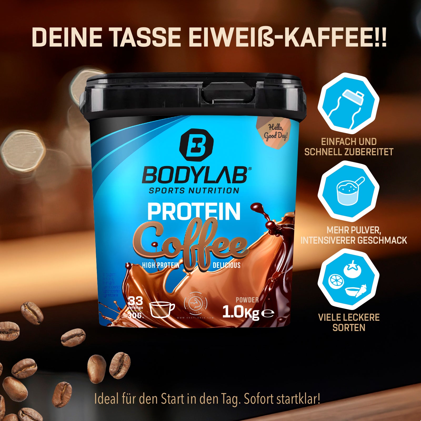 2 x Protein Coffee (1000g)