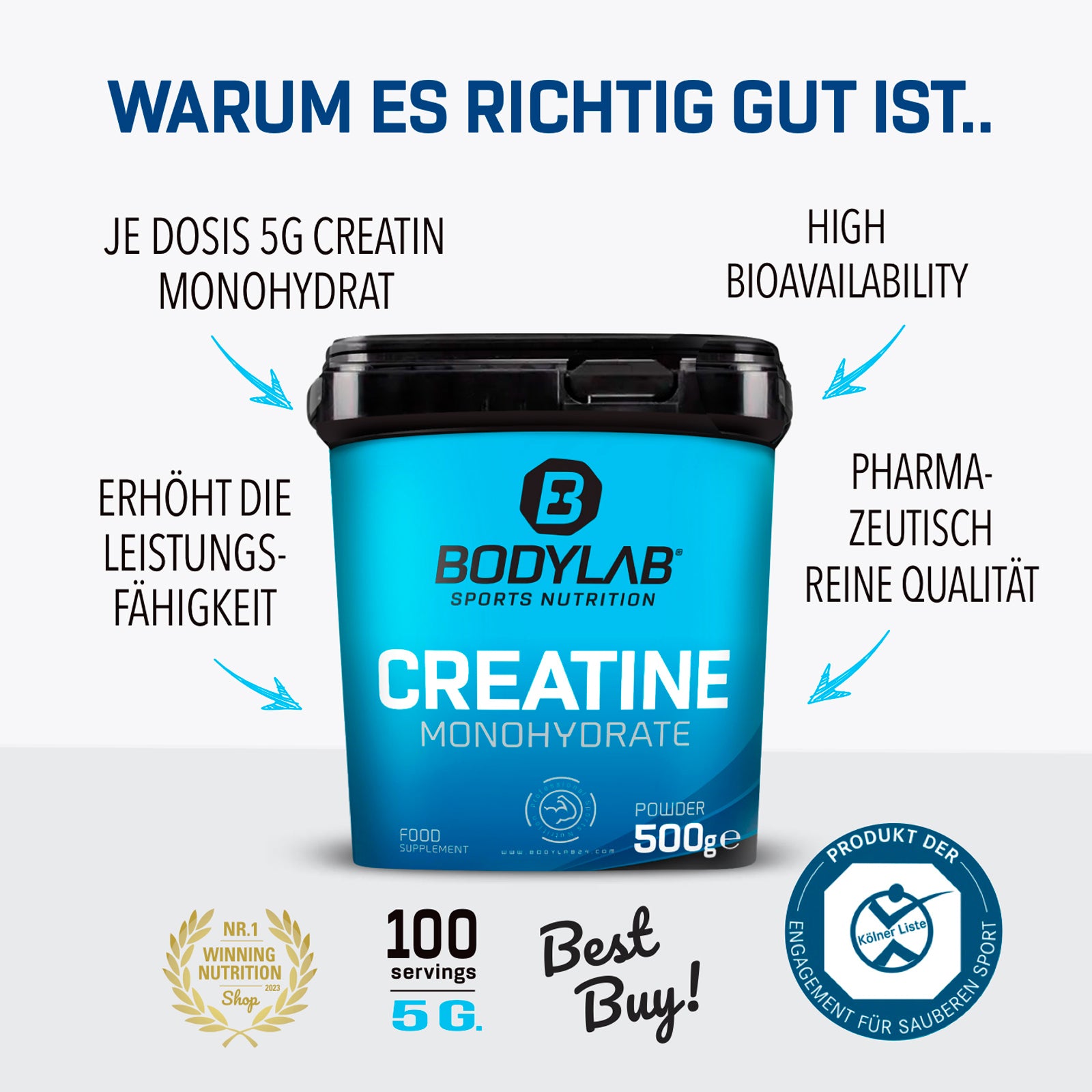 Creatine Powder (500g)