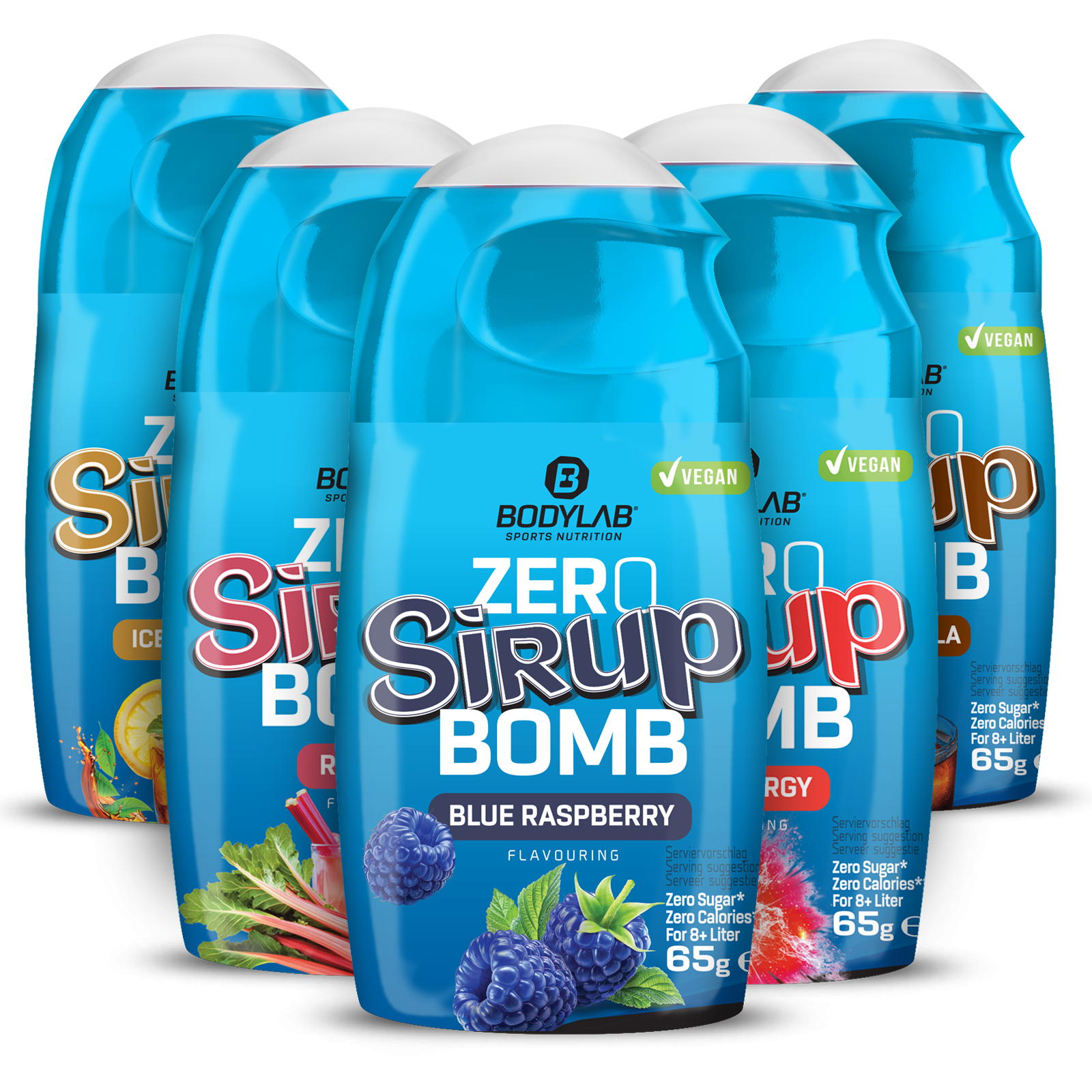 ZERO Sirup BOMB 1.0 - 3.0 Box  (5x65ml)