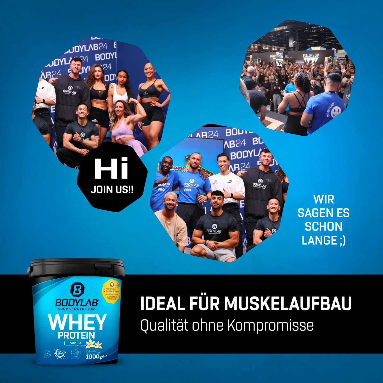 Whey 3er Spardeal (3x1000g)