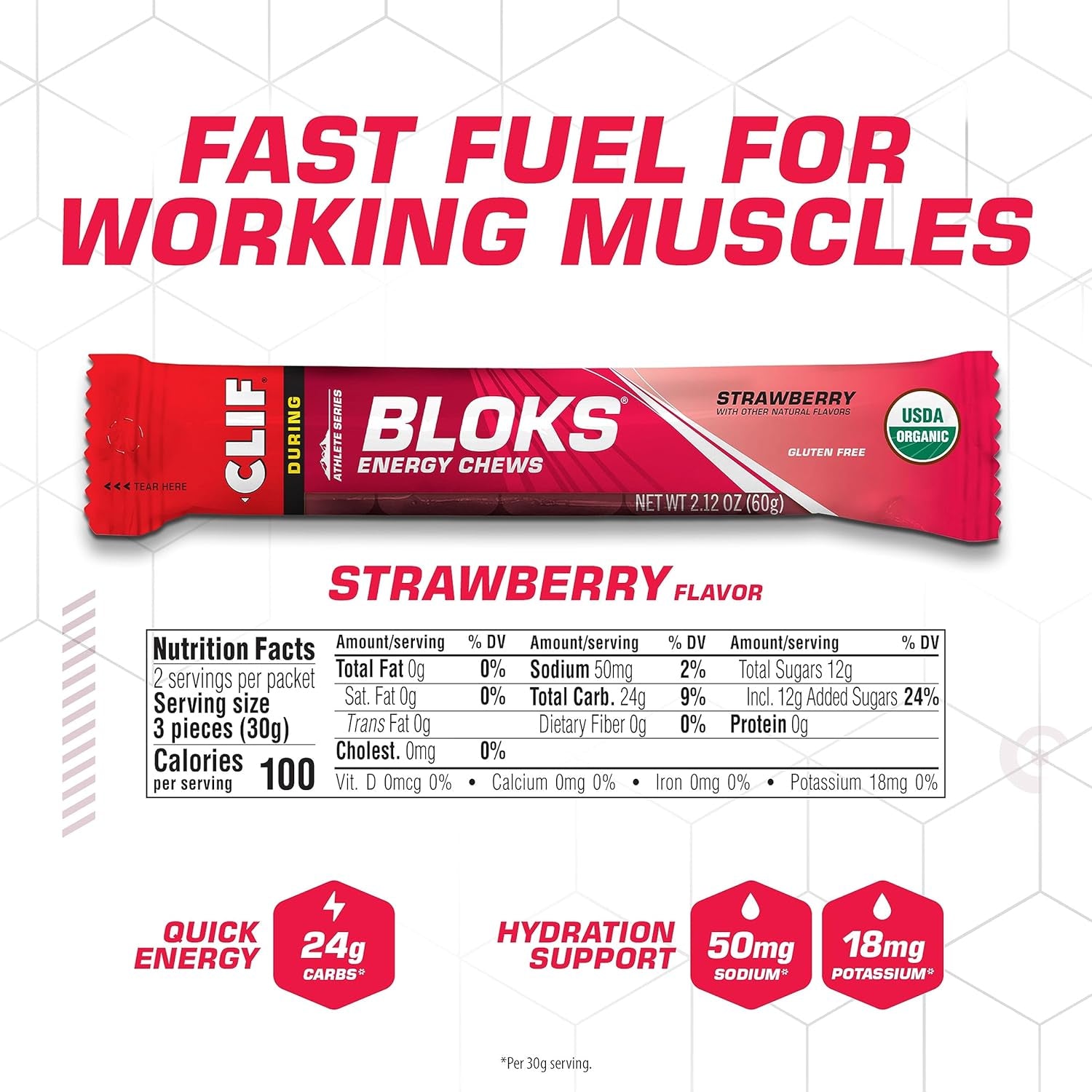 Clif Bloks Energy Chews (18x60g)