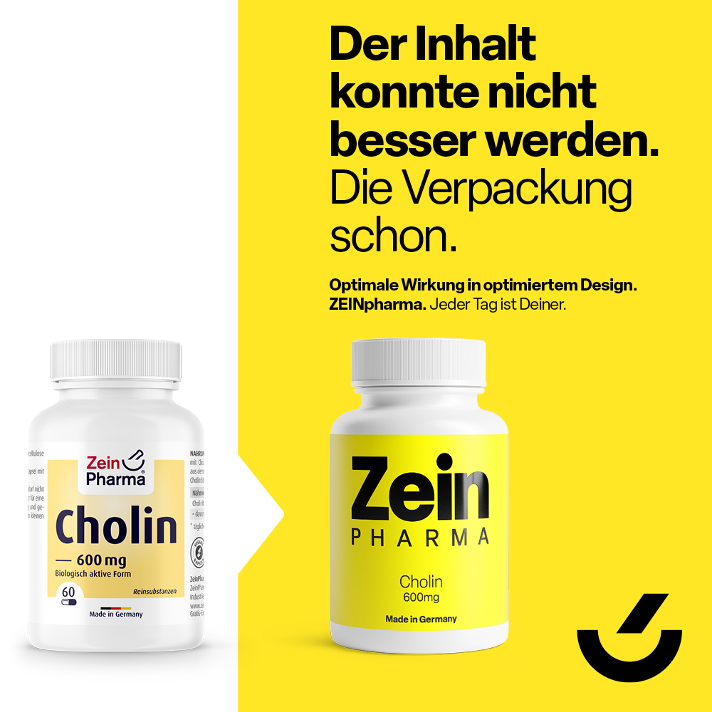 Cholin Kapseln 600mg (60 Kapseln)