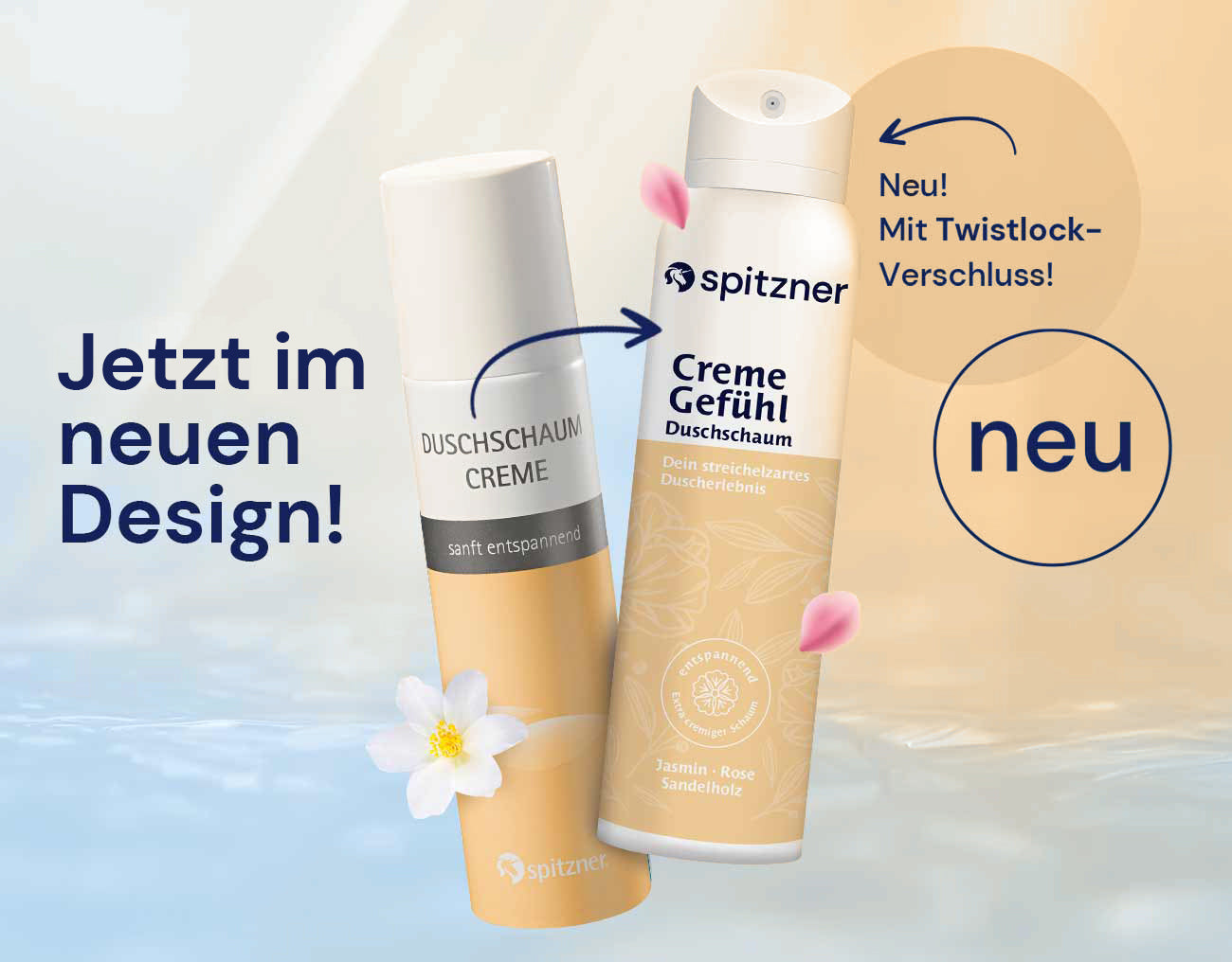 Duschschaum Creme Gefühl (50ml)