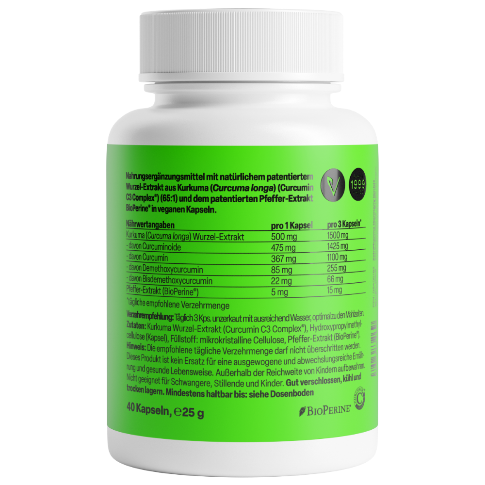 Curcumin-Triplex³ 500mg (90 Kapseln)