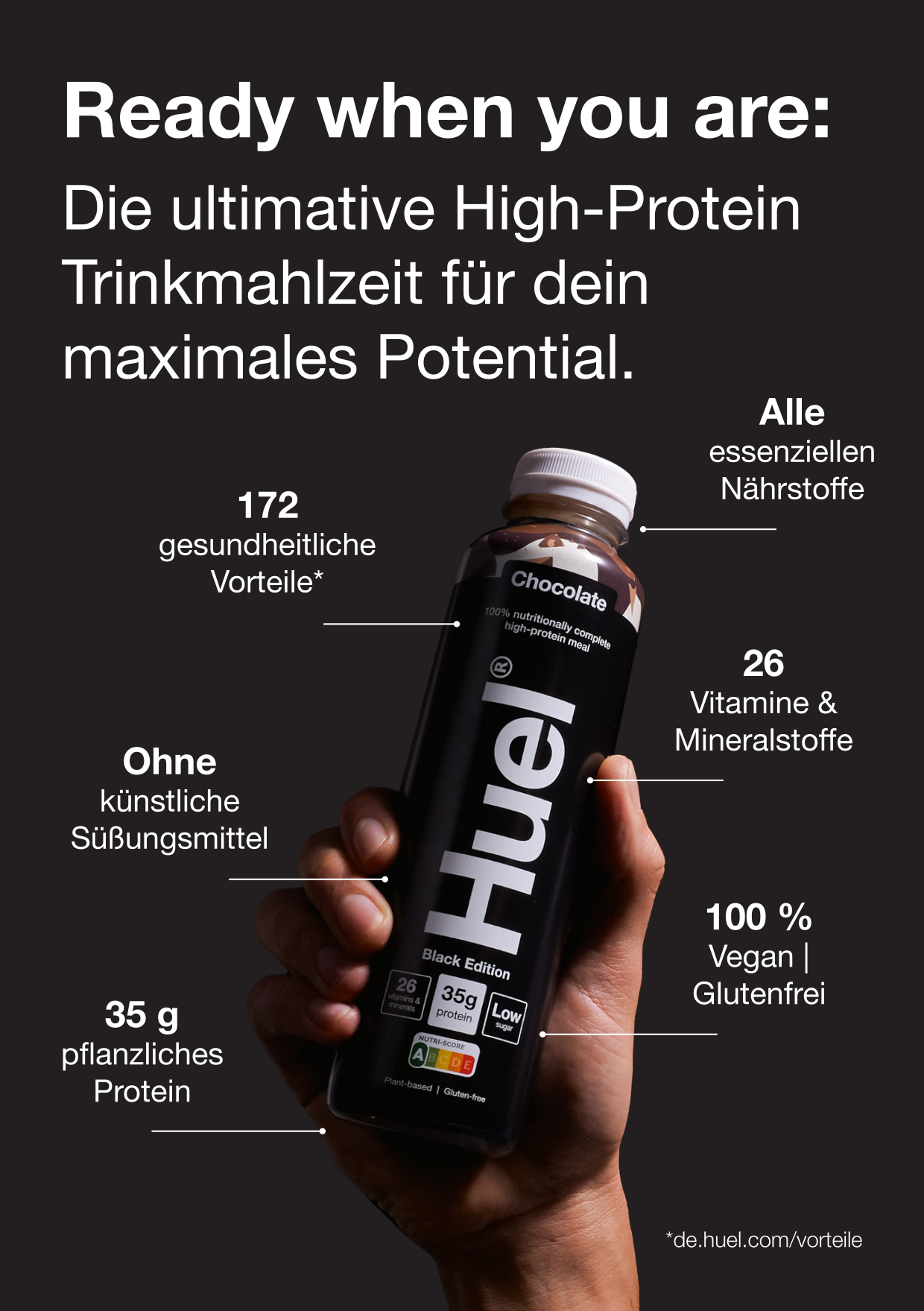 Huel Black Edition Trinkmahlzeit (8x500ml)