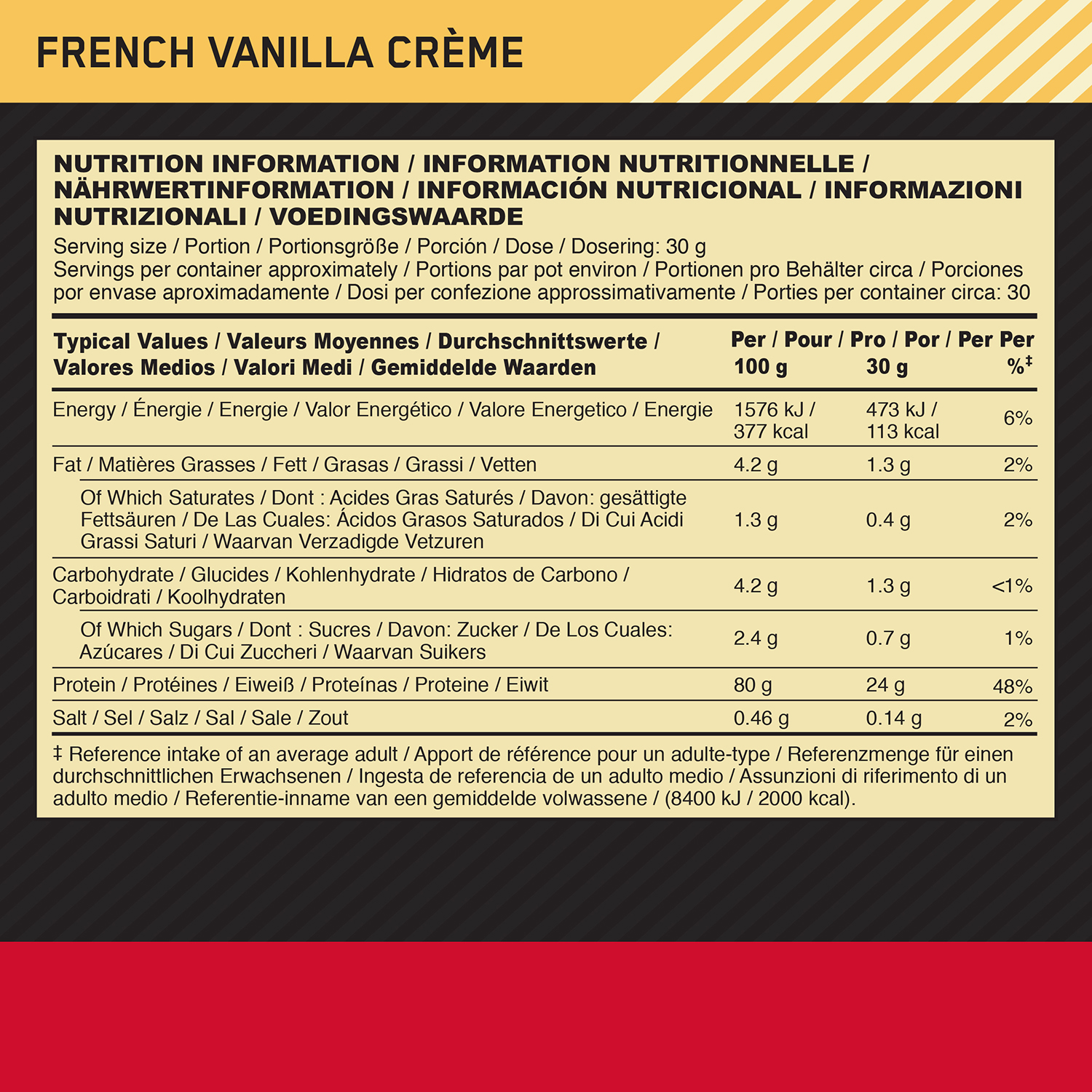#Geschmack_French Vanille