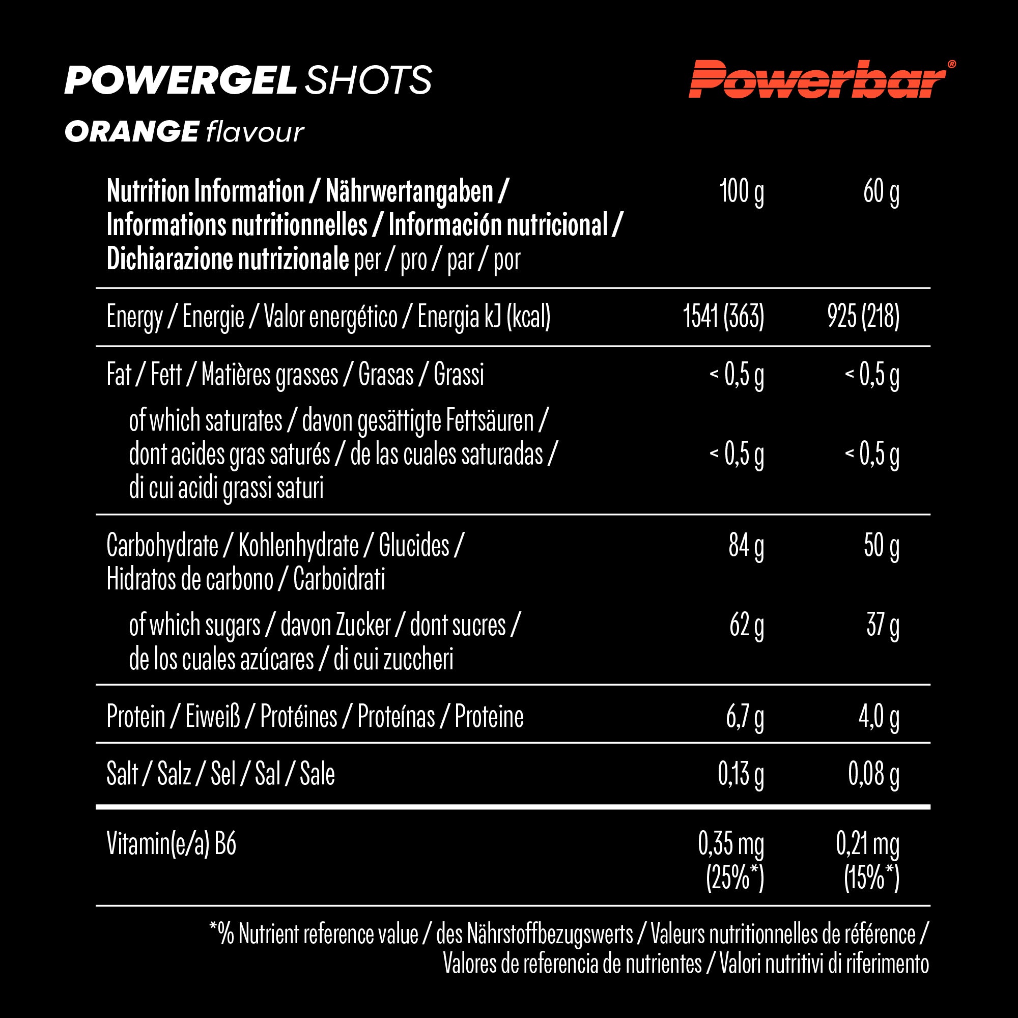 Powergel Shots (24x60g)