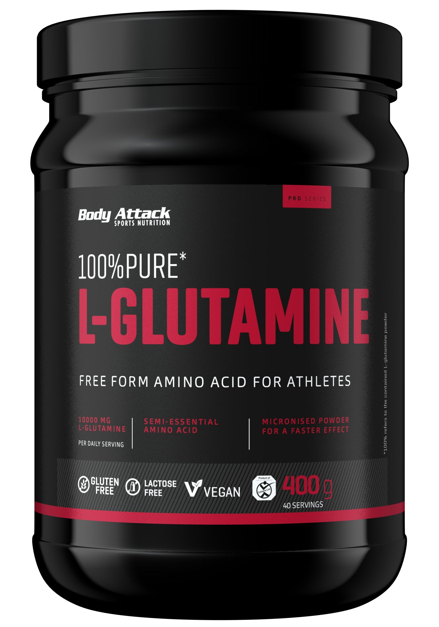 100% Pure L-Glutamin (400g)