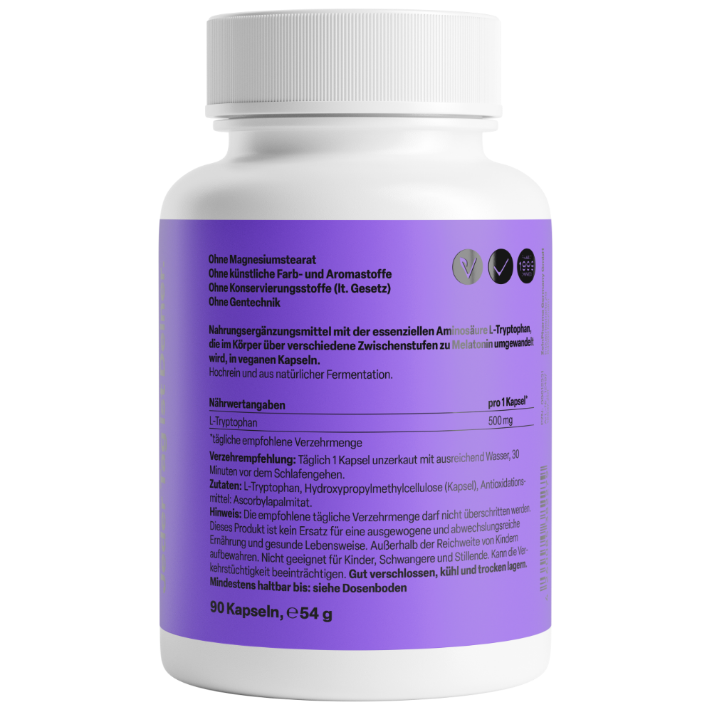 L-Tryptophan 500mg (90 Kapseln)