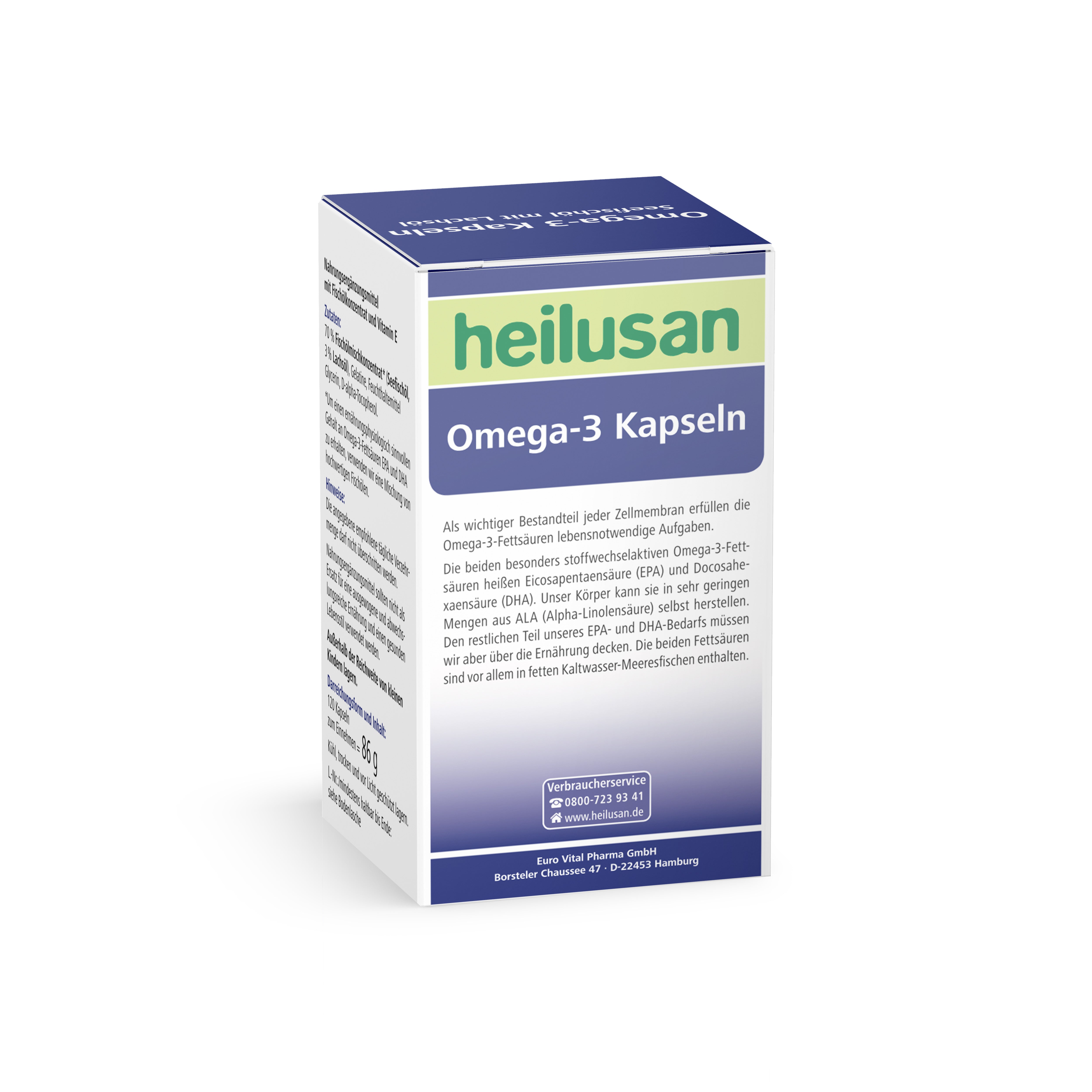 Heilusan Omega-3 (120 Kapseln)