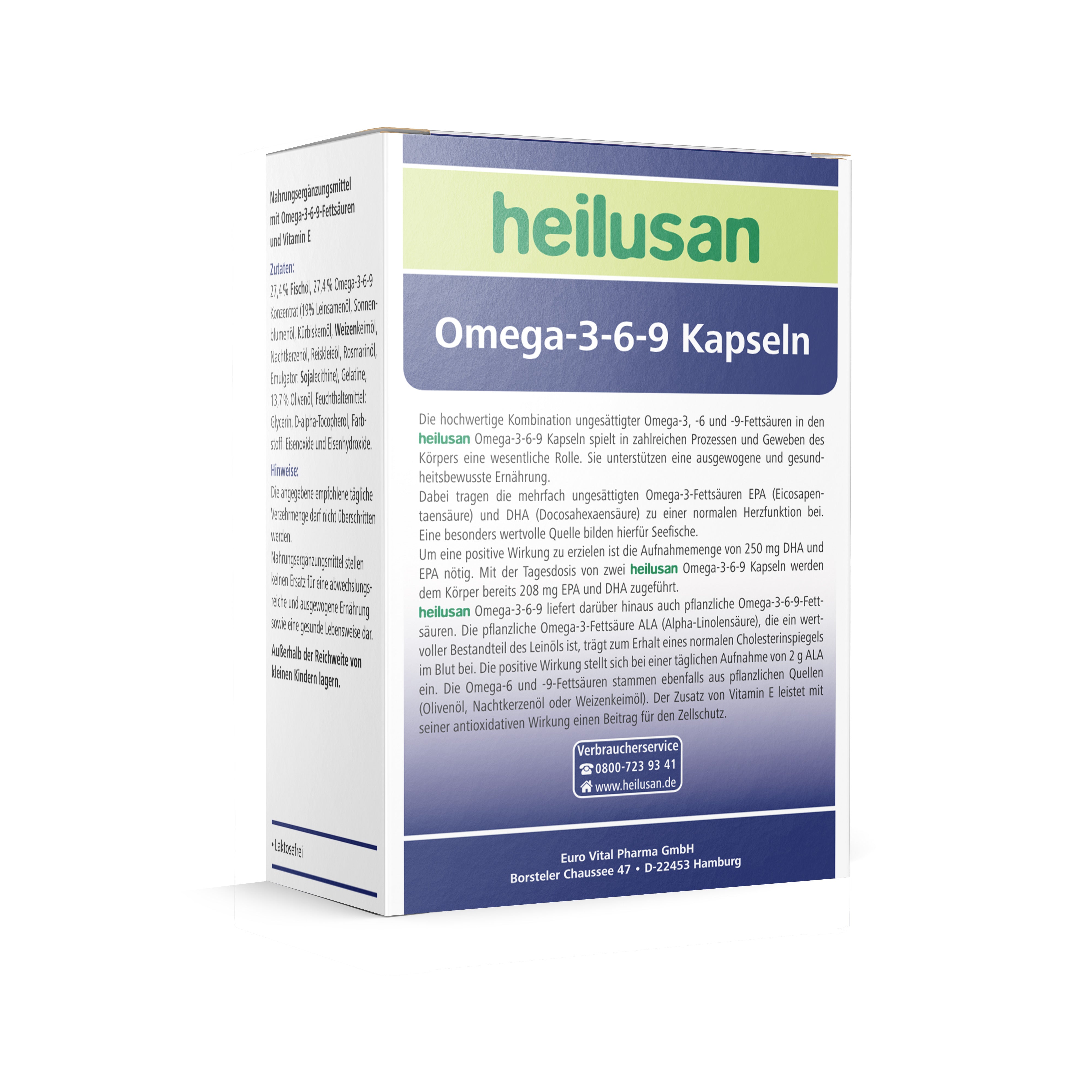 Heilusan Omega-3-6-9 (60 Kapseln)