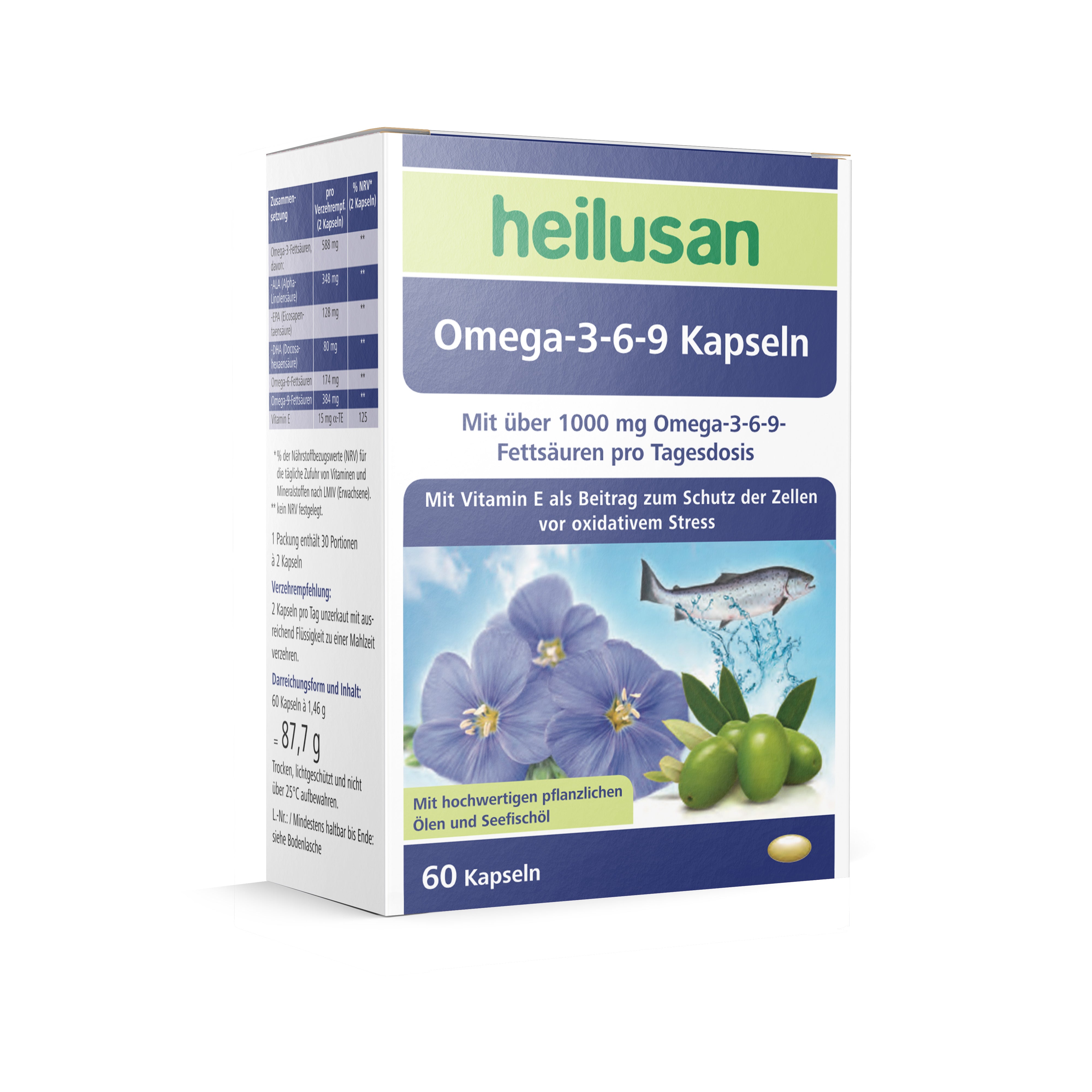 Heilusan Omega-3-6-9 (60 Kapseln)