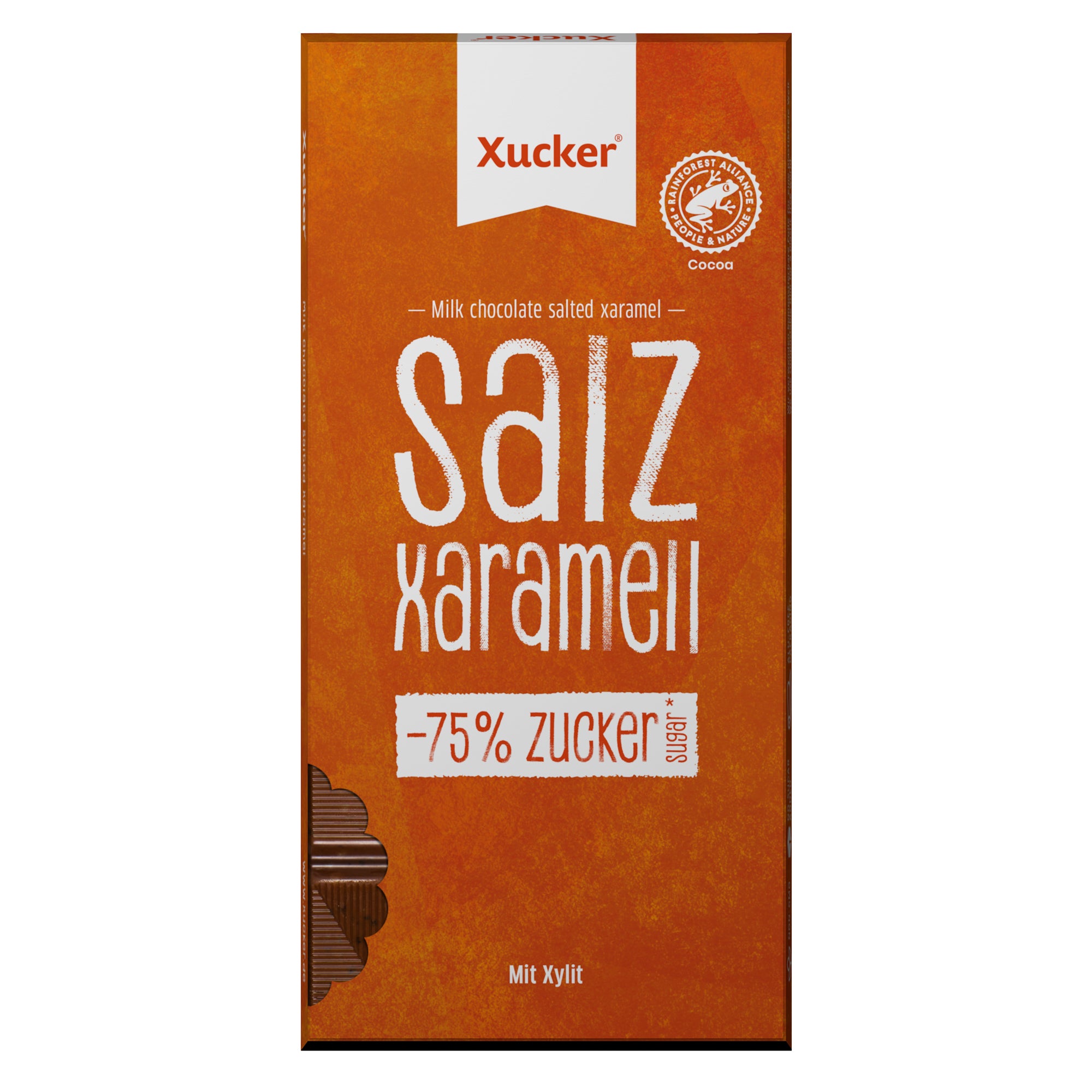 Vollmilch Xylit-Schokolade Salz-Karamell (80g)