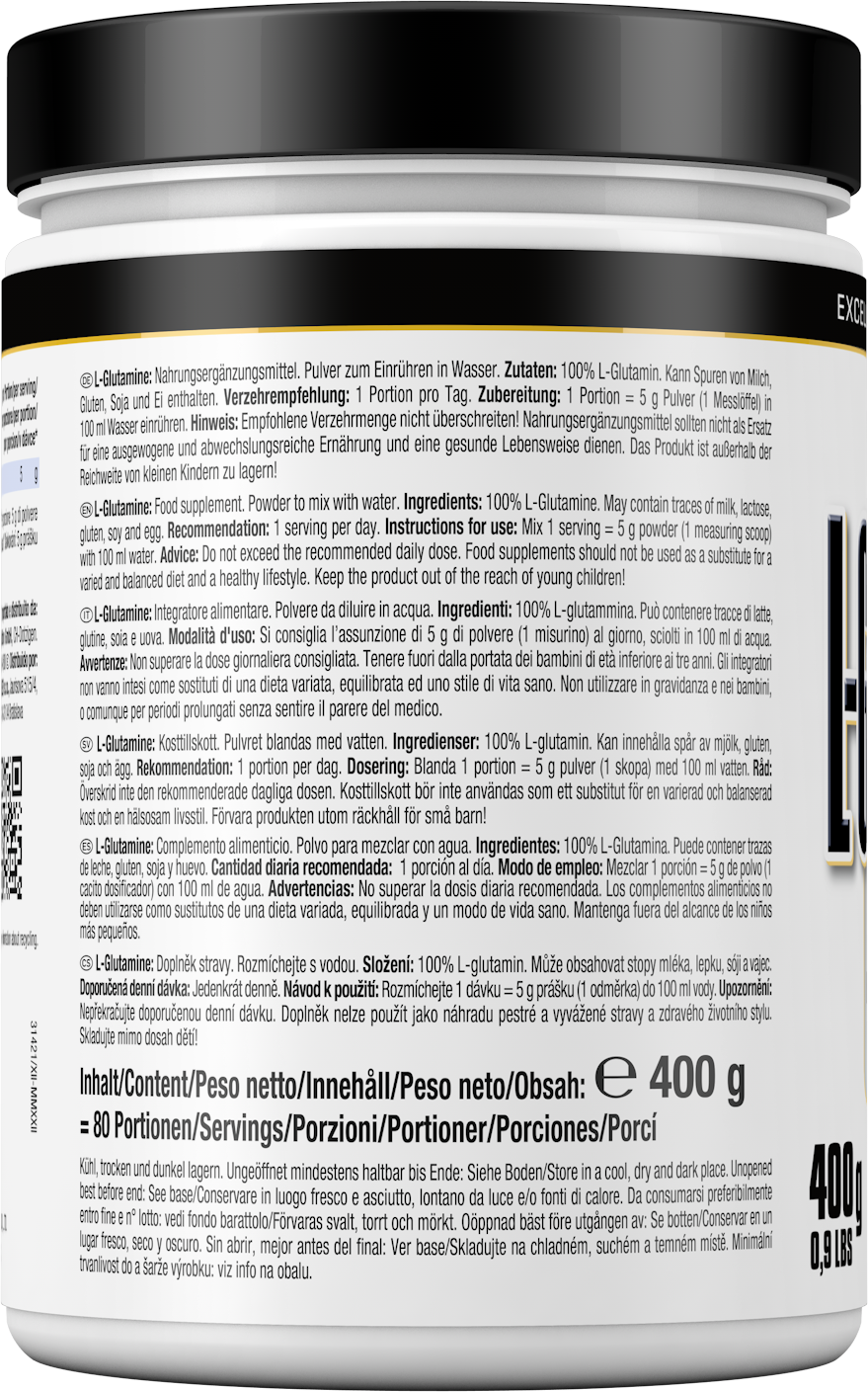 L-Glutamine (400g)