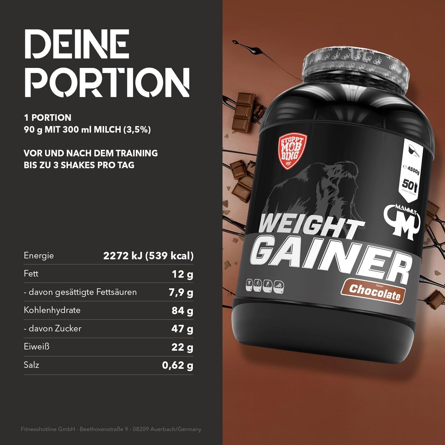 Weight Gainer Crash 5000 (4500g)